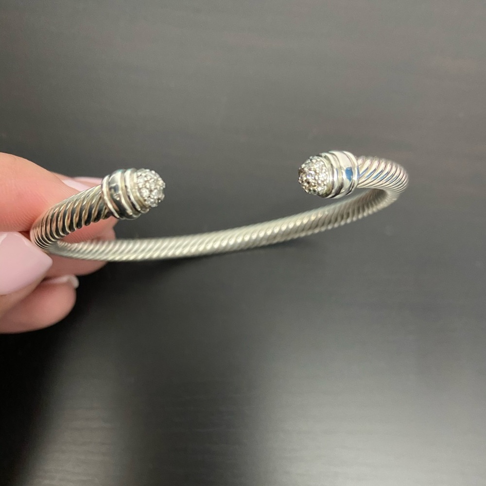 SOLD* Like new diamond David Yurman bracelet